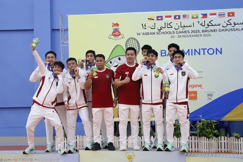 Indonesia Dominasi ASEAN School Games 2025: Tiga Emas Bulutangkis Diraih dari Nomor Perorangan