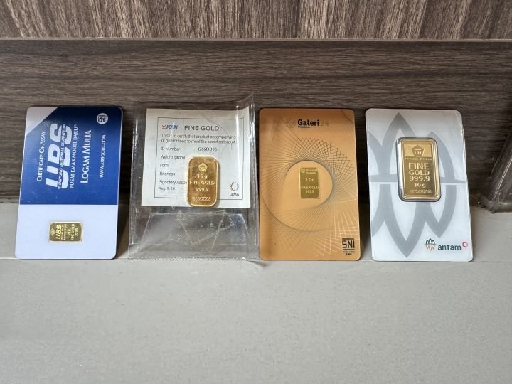 Pegadaian: Harga Emas UBS dan Galeri24 Naik Kompak Hari Ini