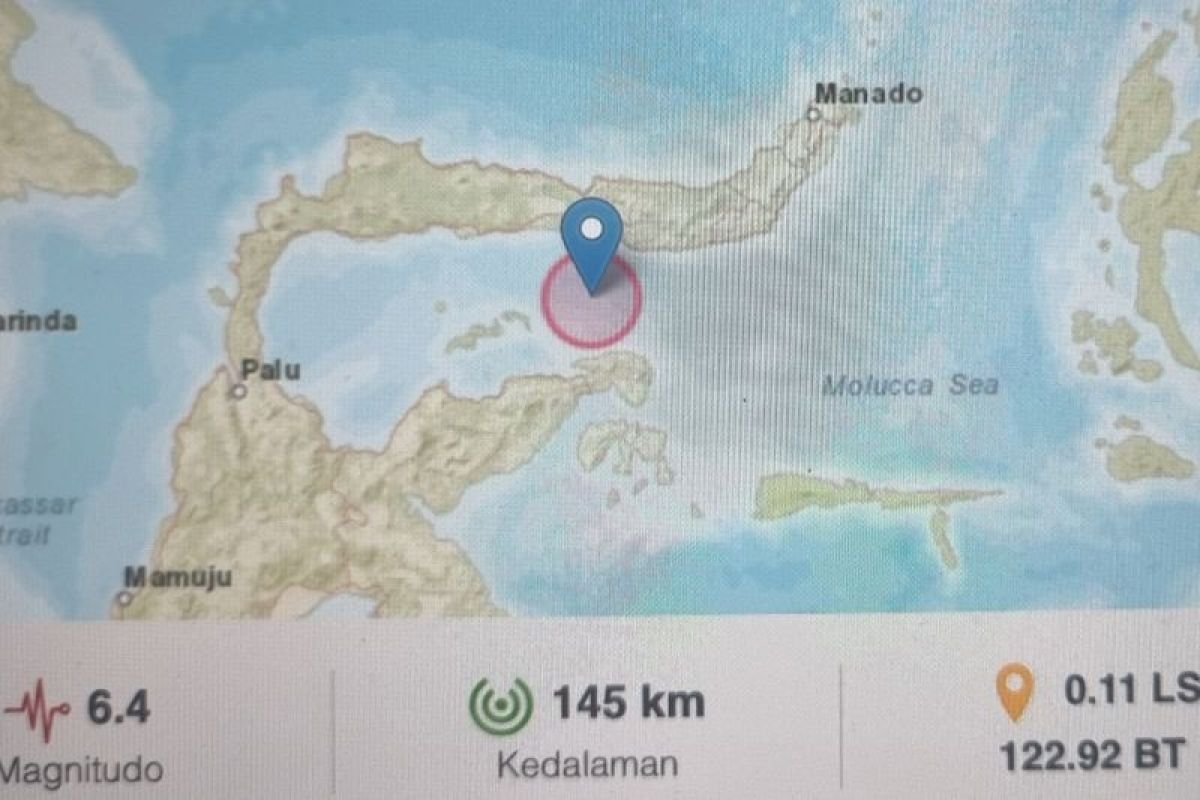 Gorontalo Diguncang Gempa 6,4 SR, Dampak Terasa Sampai Banggai Kepulauan
