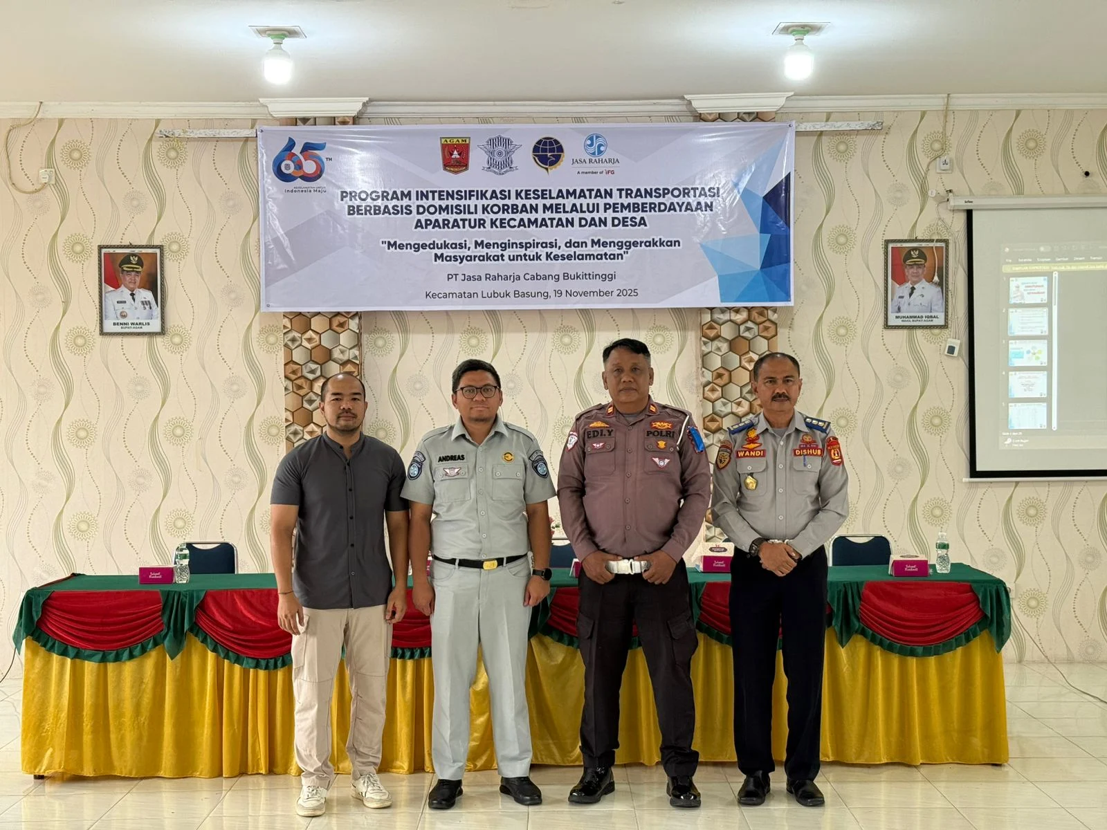 Jasa Raharja Bukittinggi Dorong Sinergi Lebih Kuat di Pasaman