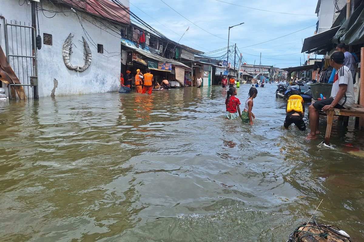 Puncak Banjir Rob Jakarta Diprediksi Jumat Pagi, Warga Diminta Waspada