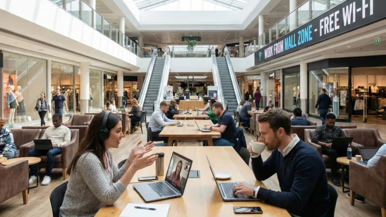 Tren Work From Mall: Cara Tetap Profesional Bekerja dari Pusat Perbelanjaan Saat Libur Sekolah