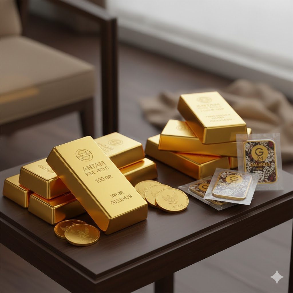 Update Harga Emas 24 Karat: Antam, UBS, Galeri24, dan Hartadinata Abadi 10 Desember 2025