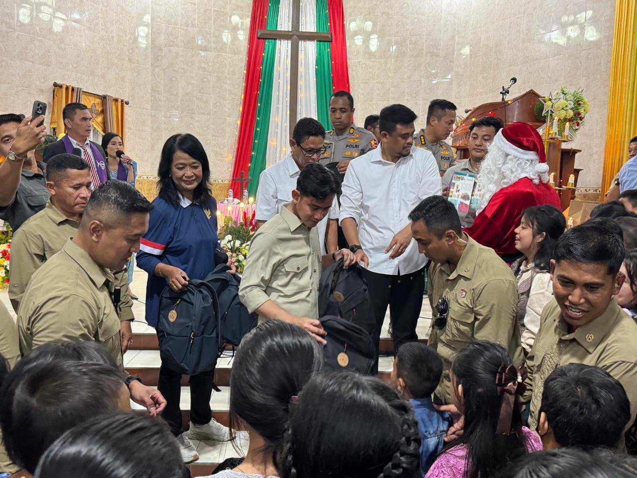 Wapres Gibran Rakabuming Tinjau Kesiapan Natal di Gereja BNKP Jemaat Petrus Ombulata