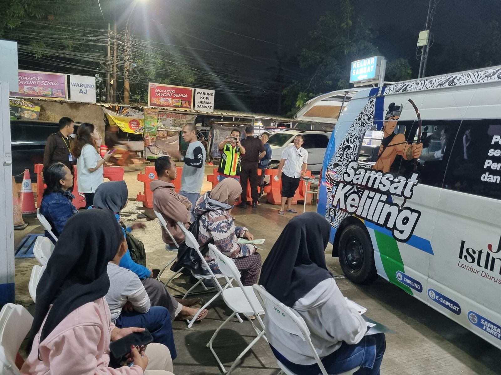 Optimalkan Pelayanan, Tim Pembina Samsat Kabupaten Bekasi Luncurkan Samsat Night