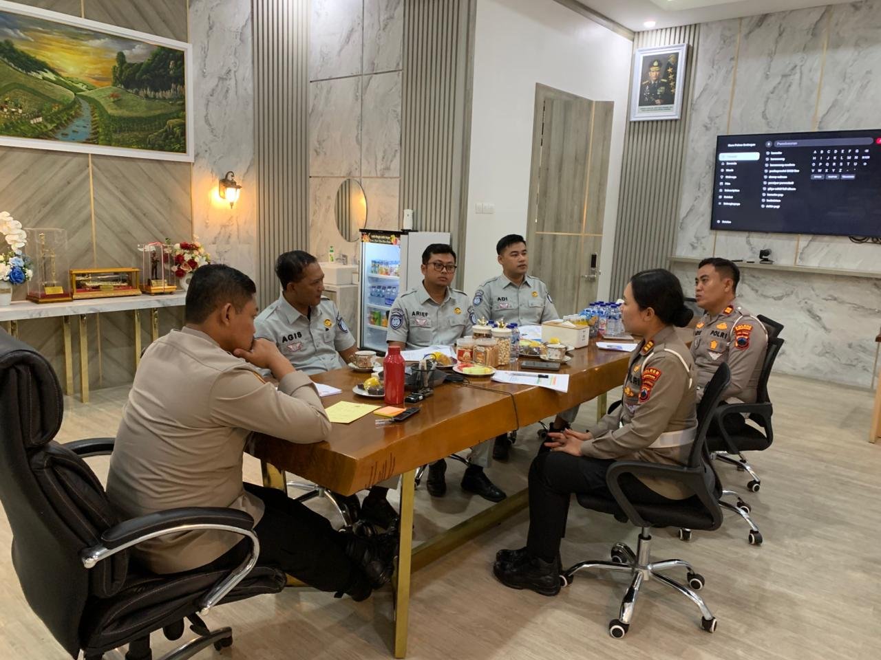 Jasa Raharja Demak Bersama Kapolres Grobongan Bersinergi Dukung Program FKLLAJ Grobogan