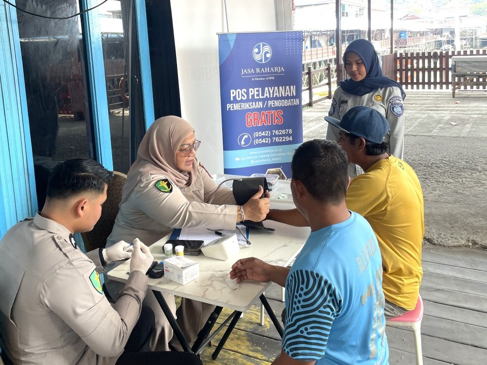 PT Jasa Raharja Kanwil Kalimantan Timur Hadirkan MUKL dan PPGD, Perkuat Keselamatan Transportasi di Dermaga Kampung Baru, Balikpapan