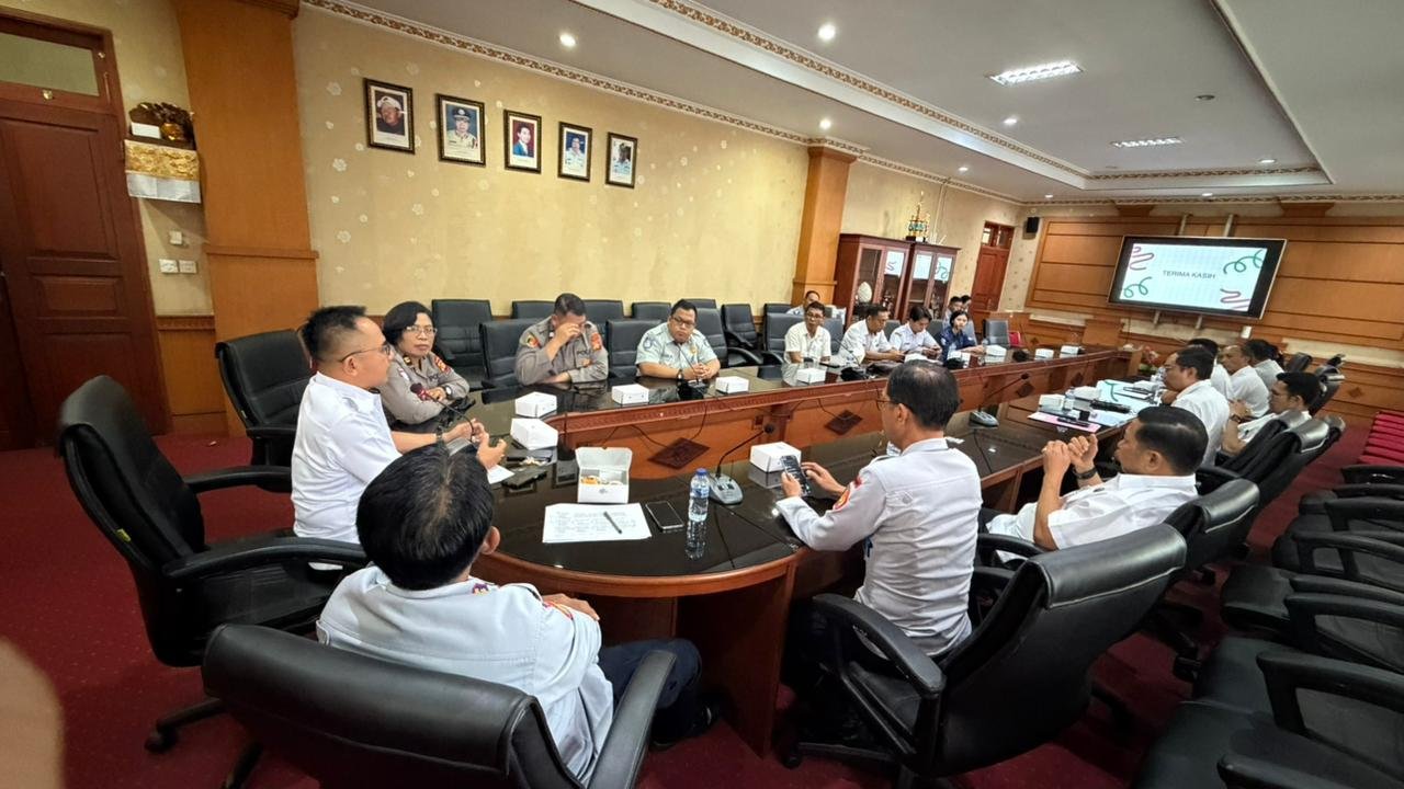 Jasa Raharja Bali Hadiri Forum Komunikasi Lalu Lintas Kota Denpasar Bahas Penyuluhan LLAJ bagi Pelajar