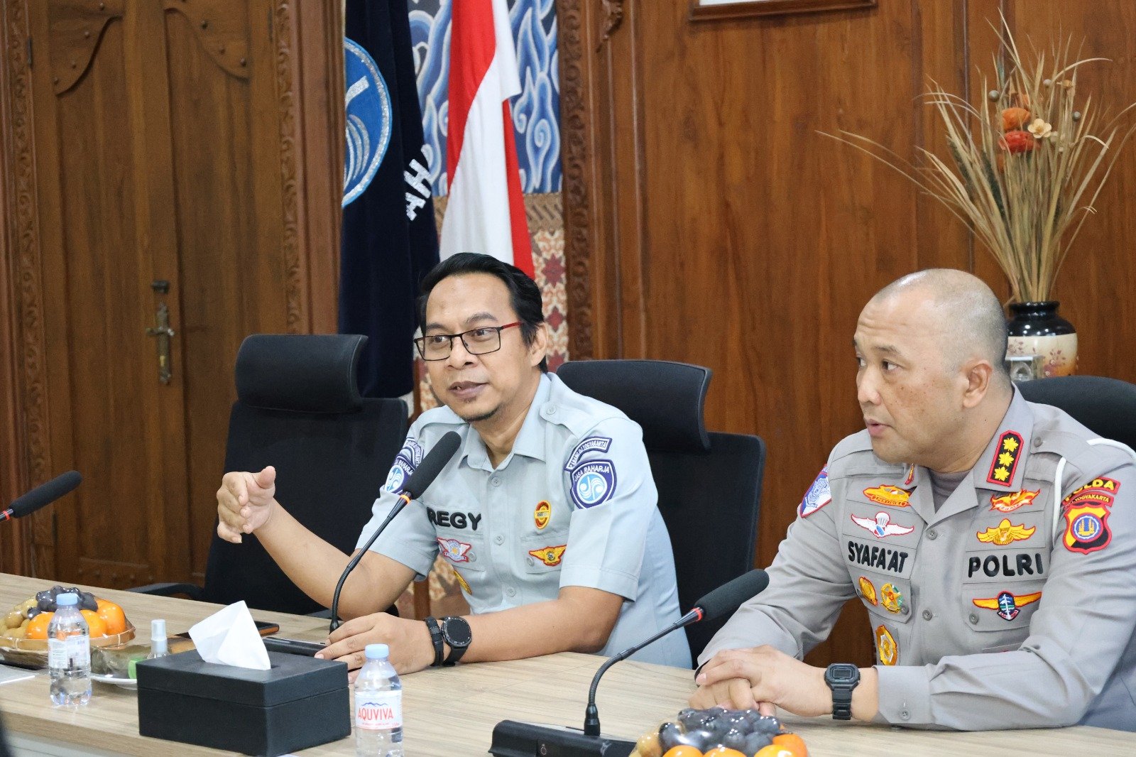 Jasa Raharja Kanwil DIY Menerima Kunjungan Audiensi Dirlantas Polda DIY