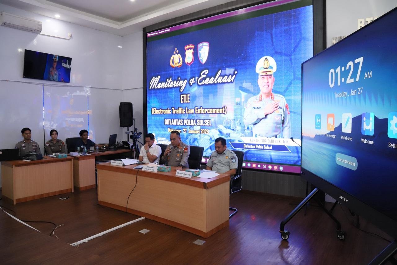 Optimalisasi Kamseltibcar Lantas: Jasa Raharja Sulsel Hadiri Rapat Koordinasi Buka-Tutup Blokir Pelanggaran ETLE