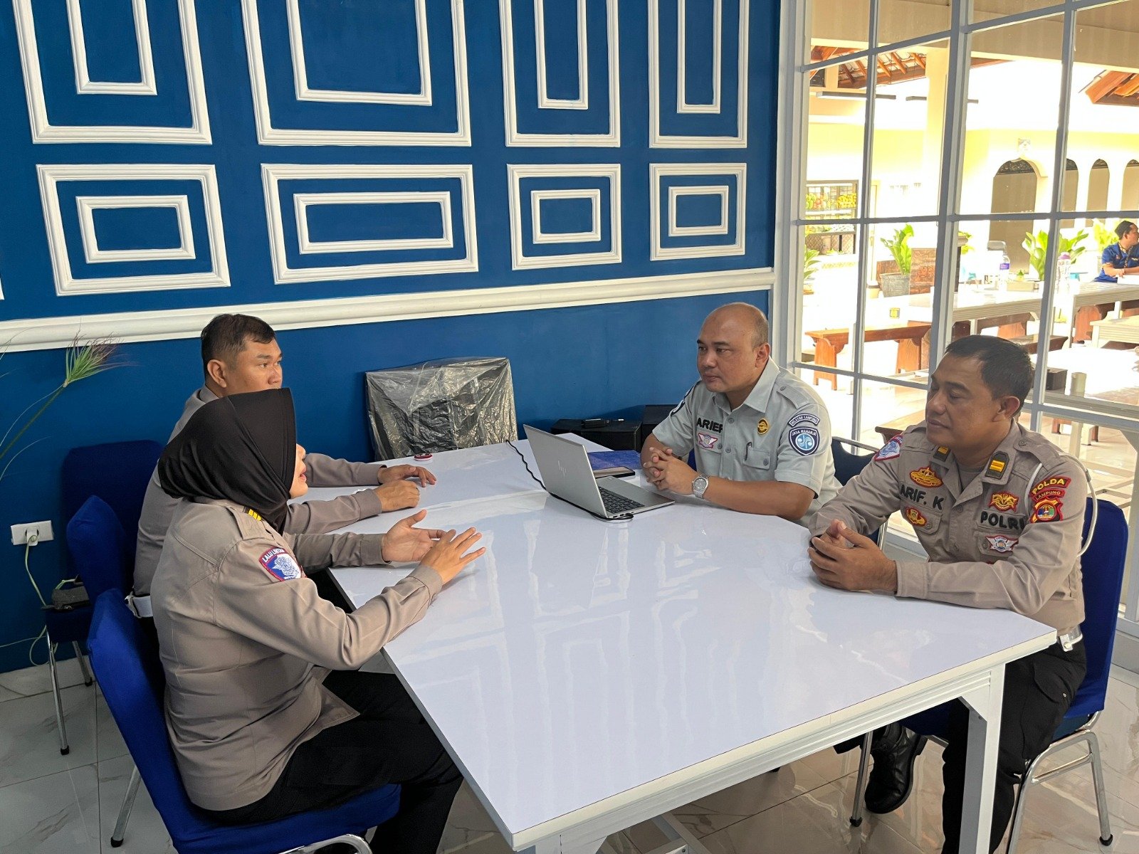 Jasa Raharja Kolaborasi bersama Mitra dalam Forum Lalu Lintas Angkutan Jalan (FLLAJ) Action Plan Keselamatan Transportasi di Titik Rawan Laka Lantas Kec.Natar Lampung Selatan