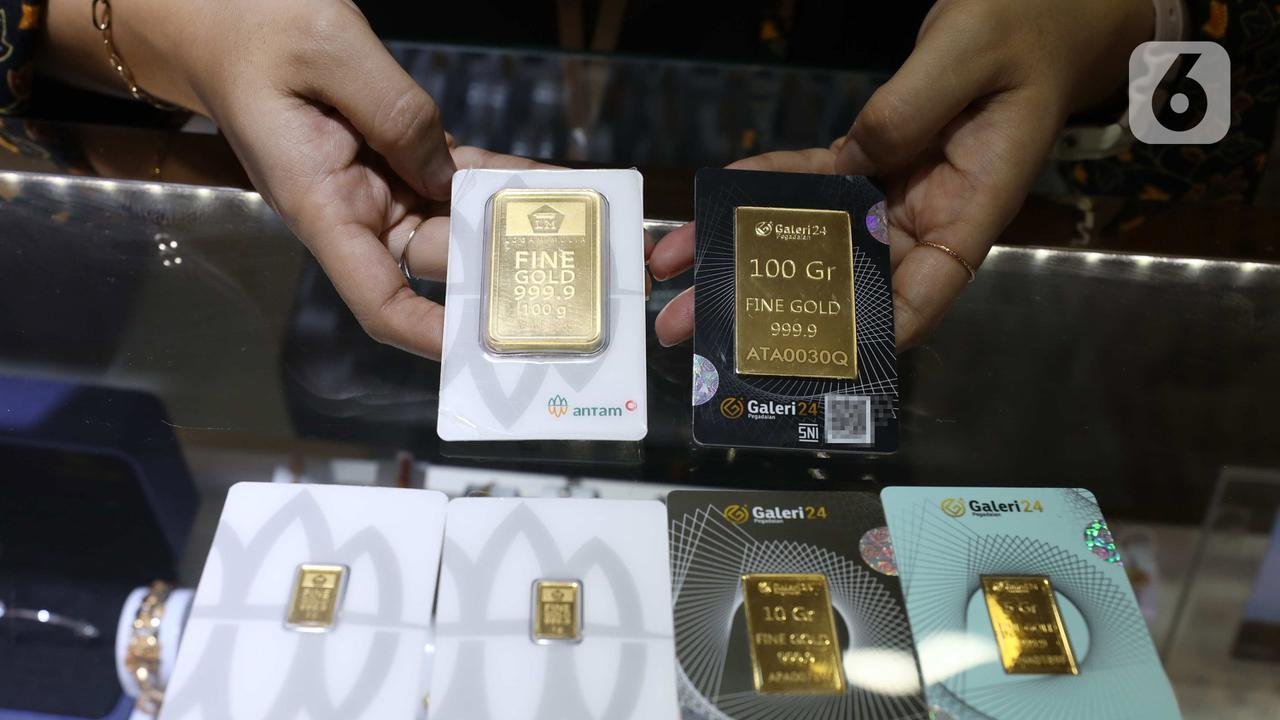 Harga Emas UBS dan Galeri24 di Pegadaian Anjlok, Jumat 23 Januari 2026