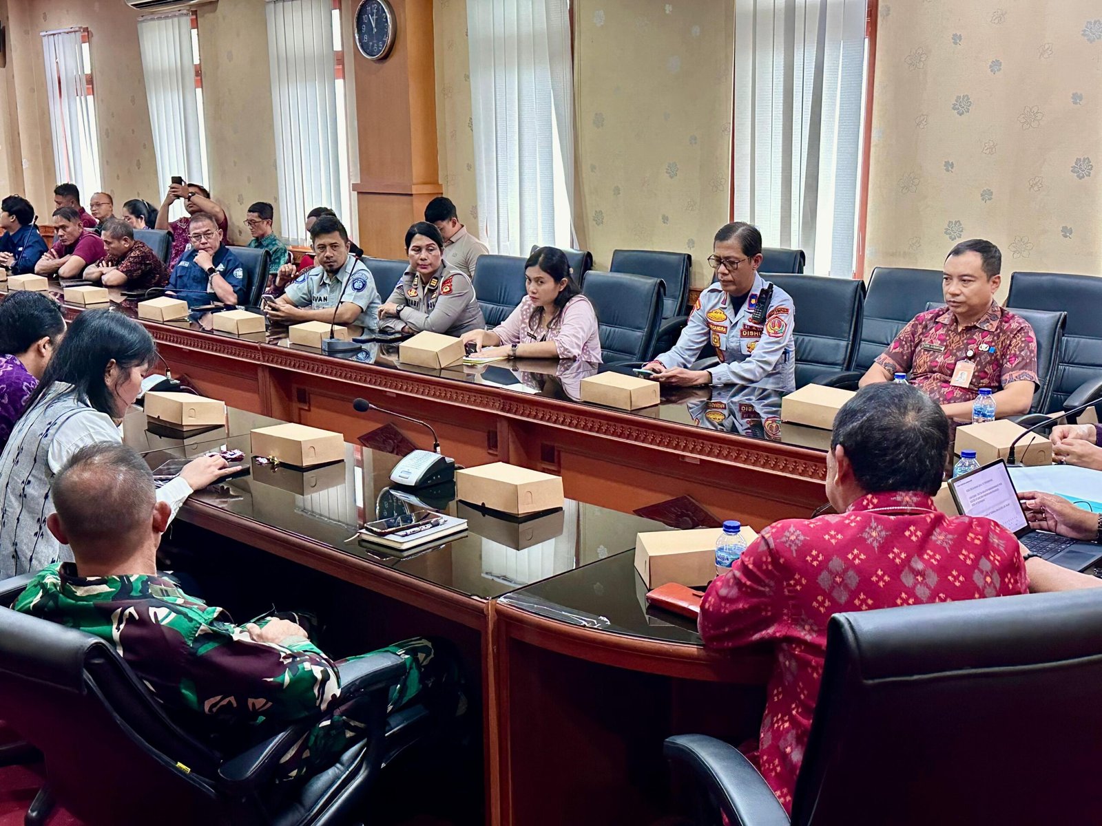 PT Jasa Raharja Kanwil Bali Hadiri Rapat Koordinasi Persiapan Angkutan Lebaran 2026 di Denpasar