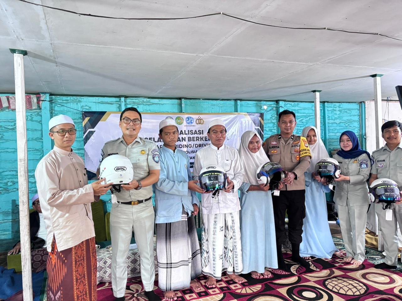 Jasa Raharja Kalsel Dukung Pembinaan Keselamatan Berkendara, Santri Diajak Jadi Pelopor Tertib Lalu Lintas