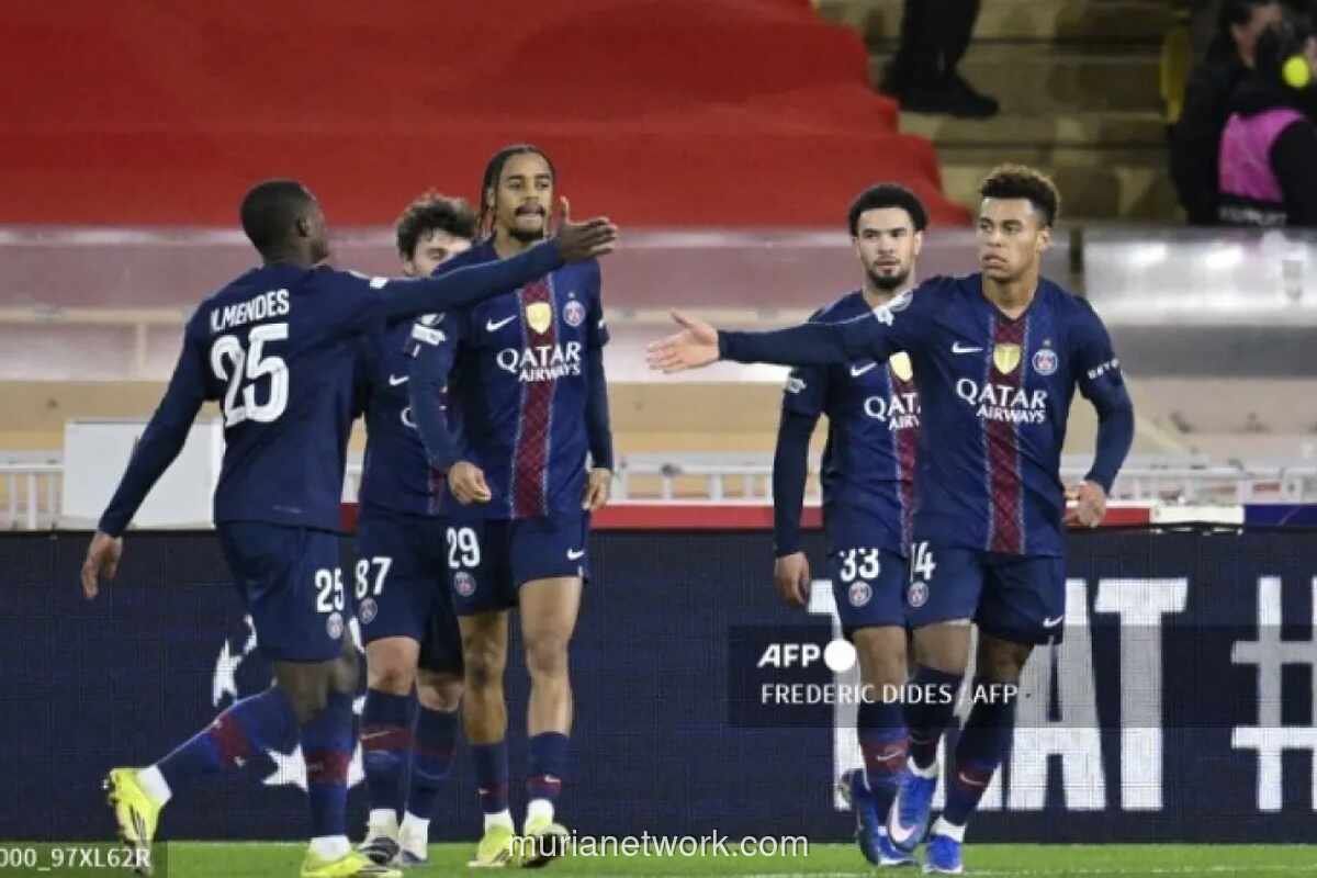 PSG Bangkit Kalahkan Monaco 3-2, Les Parisiens Selangkah ke 16 Besar Liga Champions
