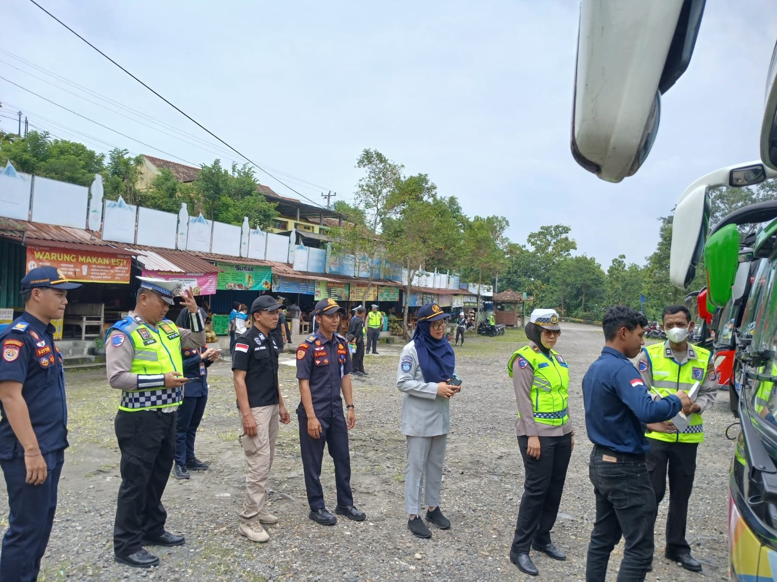 Jasa Raharja Dukung Rampcheck Angkutan Wisata di Tebing Breksi Sleman