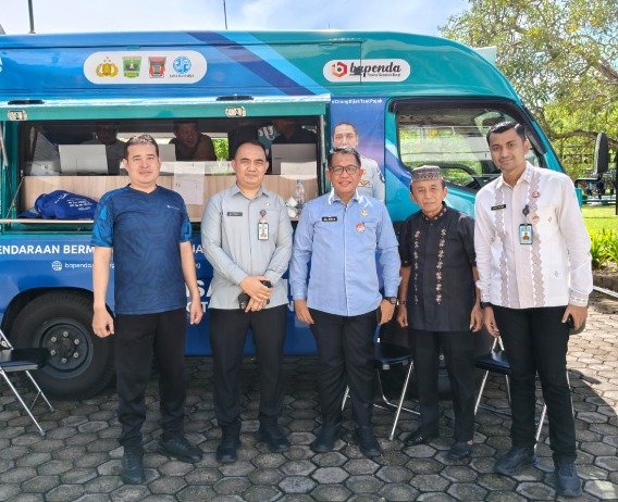 Jasa Raharja Sumbar Ikuti Launching SAJADAH Oleh Samsat Padang Hadirkan Layanan Pajak Kendaraan di Area Masjid Raya Sumbar