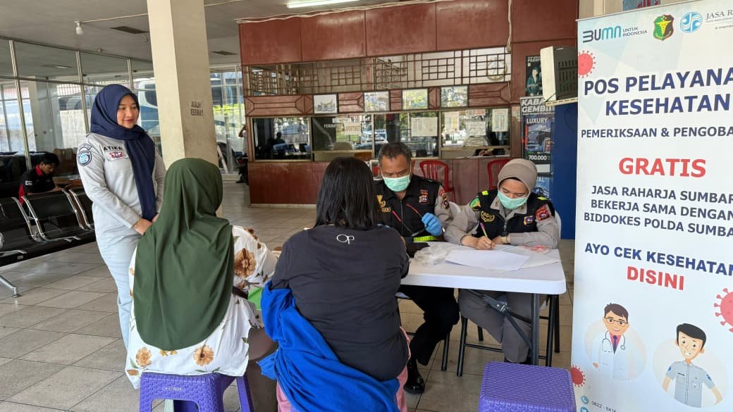 Hadir Sebelum Risiko Terjadi, Jasa Raharja Beri Layanan Kesehatan dan PPGD di PO ANS Padang