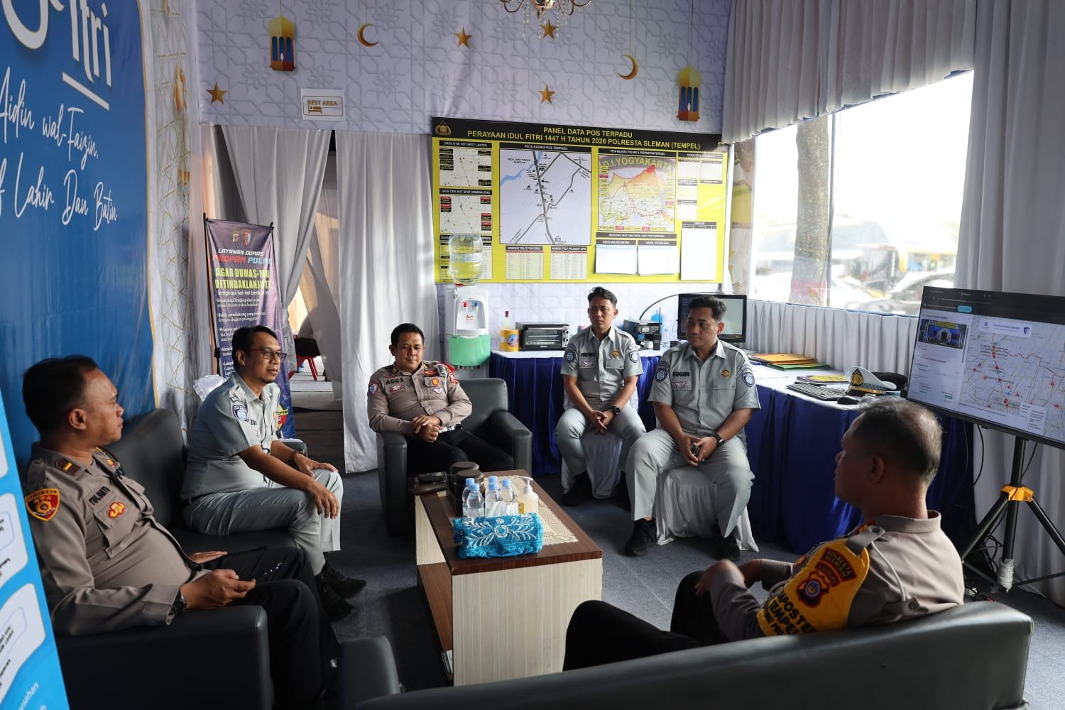 Pantau Langsung Posyanter Tempel, Jasa Raharja DIY Perkuat Sinergi Pengamanan Arus Mudik-Balik