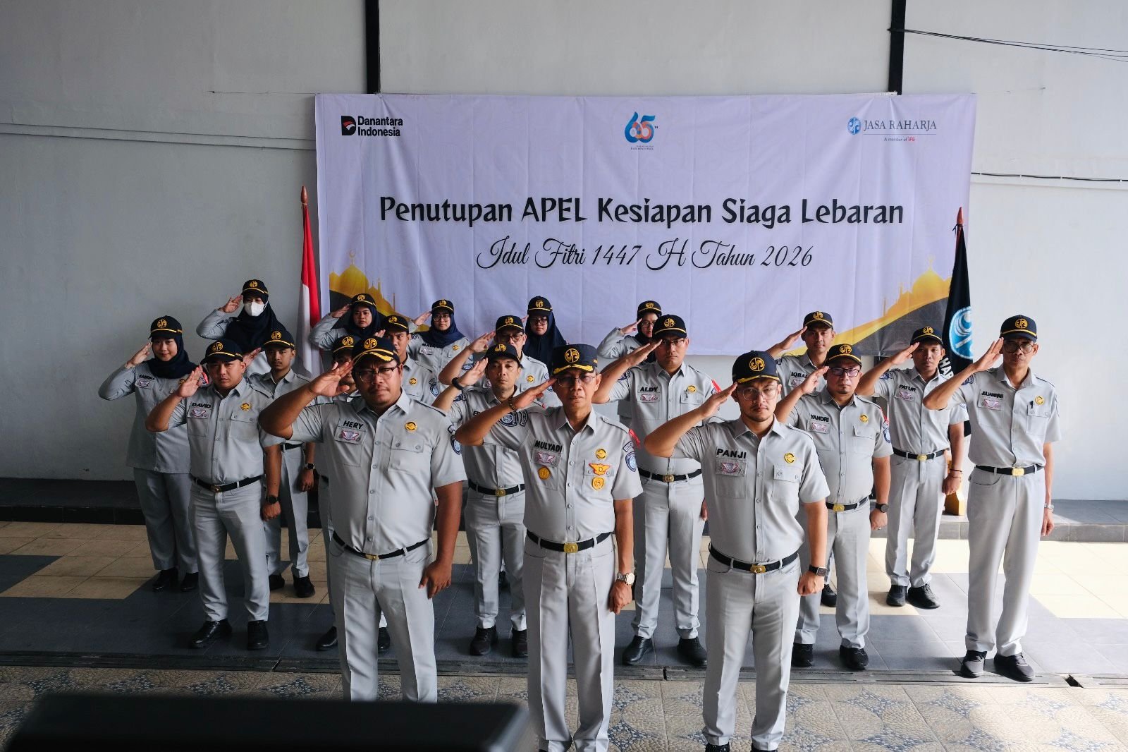 Jasa Raharja Sulawesi Selatan Ikuti Apel Penutupan Siaga Lebaran 1447 H Secara Serentak