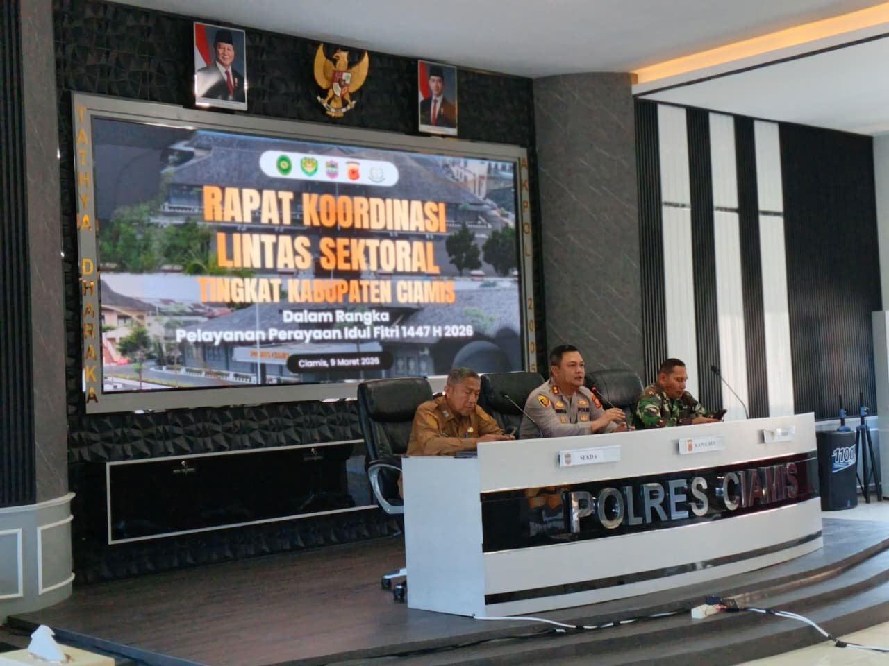 PT Jasa Raharja Hadiri Rapat Koordinasi Lintas Sektoral Tingkat Kabupaten Ciamis dalam Rangka Persiapan Pelayanan Idul Fitri 1447 H / 2026 M
