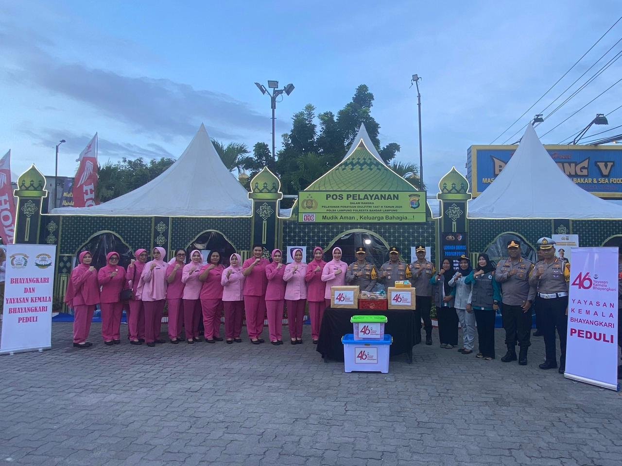 Kapolda Lampung Tinjau Posyanter Begadang V, Jasa Raharja Lampung Pastikan Kesiapan Pelayanan Mudik Lebaran
