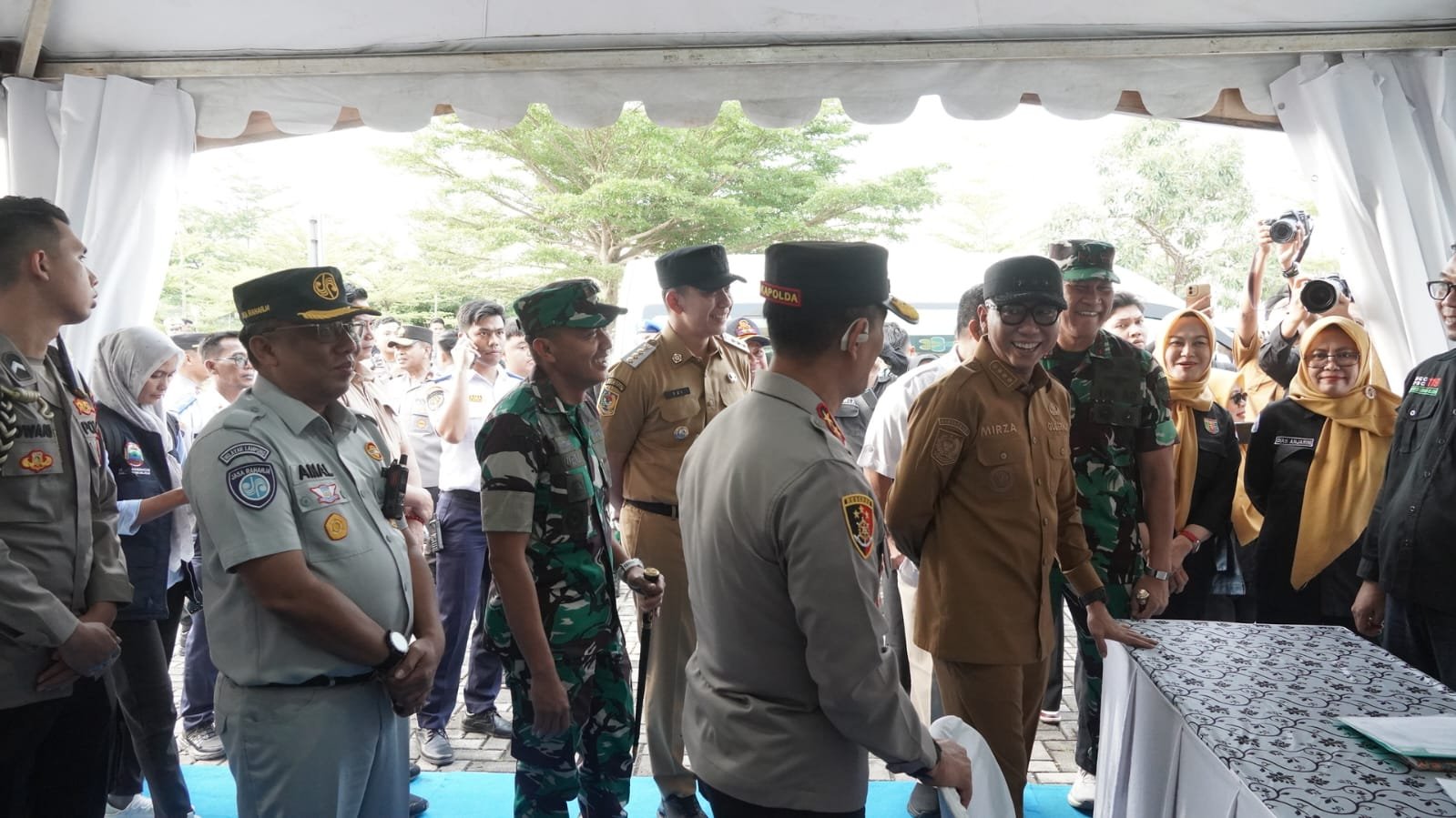 Pastikan Kesiapan Arus Mudik, Jasa Raharja Wilayah Lampung Ikuti Peninjauan Pos Pam di Bakauheni