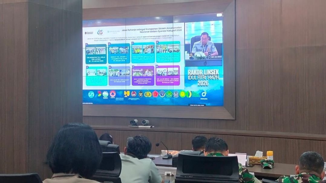 Jasa Raharja Wilayah Lampung Ikuti Rakor Lintas Sektoral Kesiapan Operasi Ketupat 2026 Tingkat Menteri, Dipimpin Kapolri Secara Daring di Polda Lampung