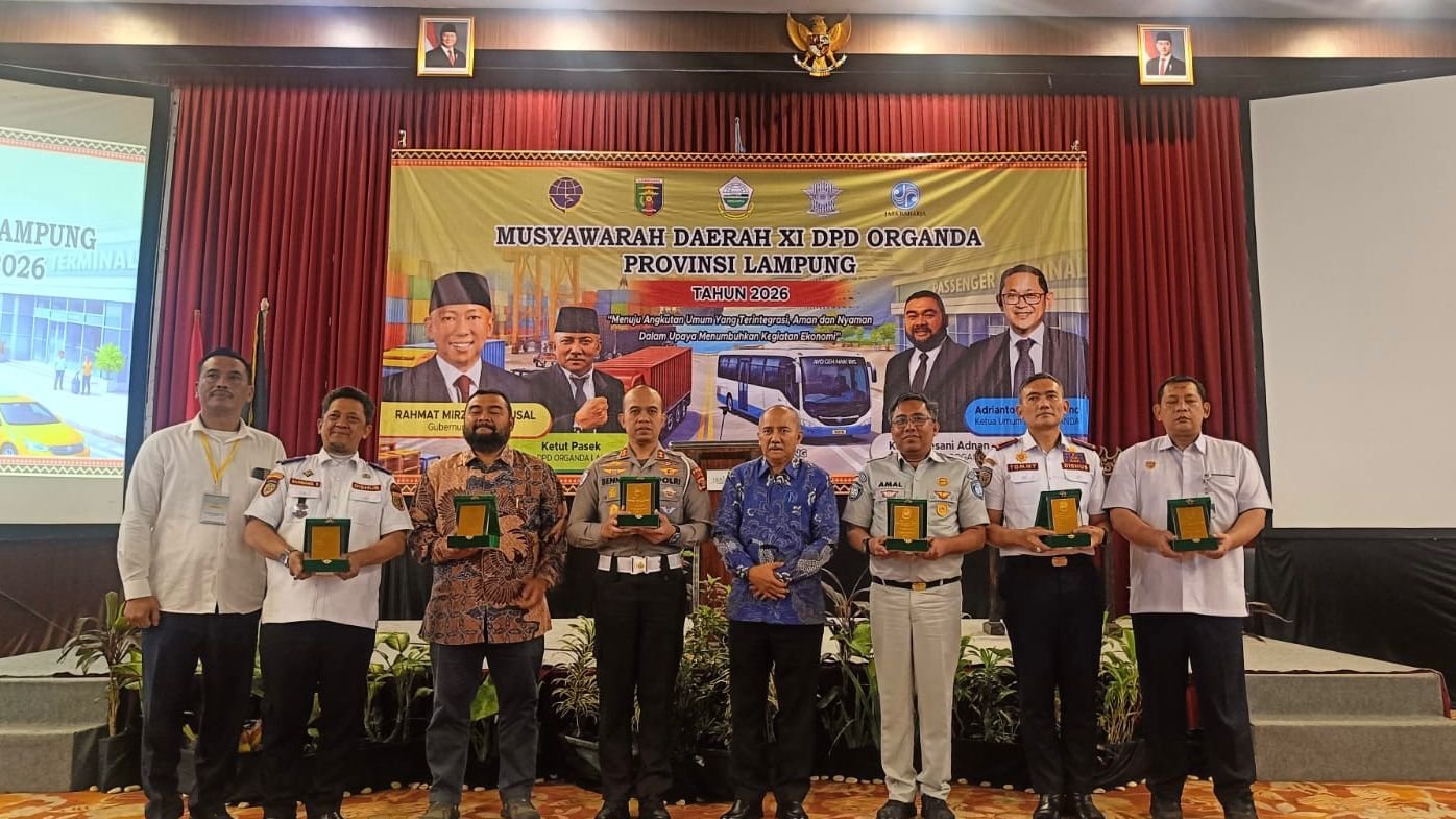 Jasa Raharja Wilayah Lampung Hadiri Musda XI OrgandaDorong Transportasi Terintegrasi dan Berdaya Saing