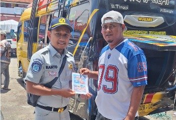 Jasa Raharja Sumbar Laksanakan CRM DTD dan Sigap Instansi, Dorong Kepatuhan Angkutan Umum di Bukittinggi