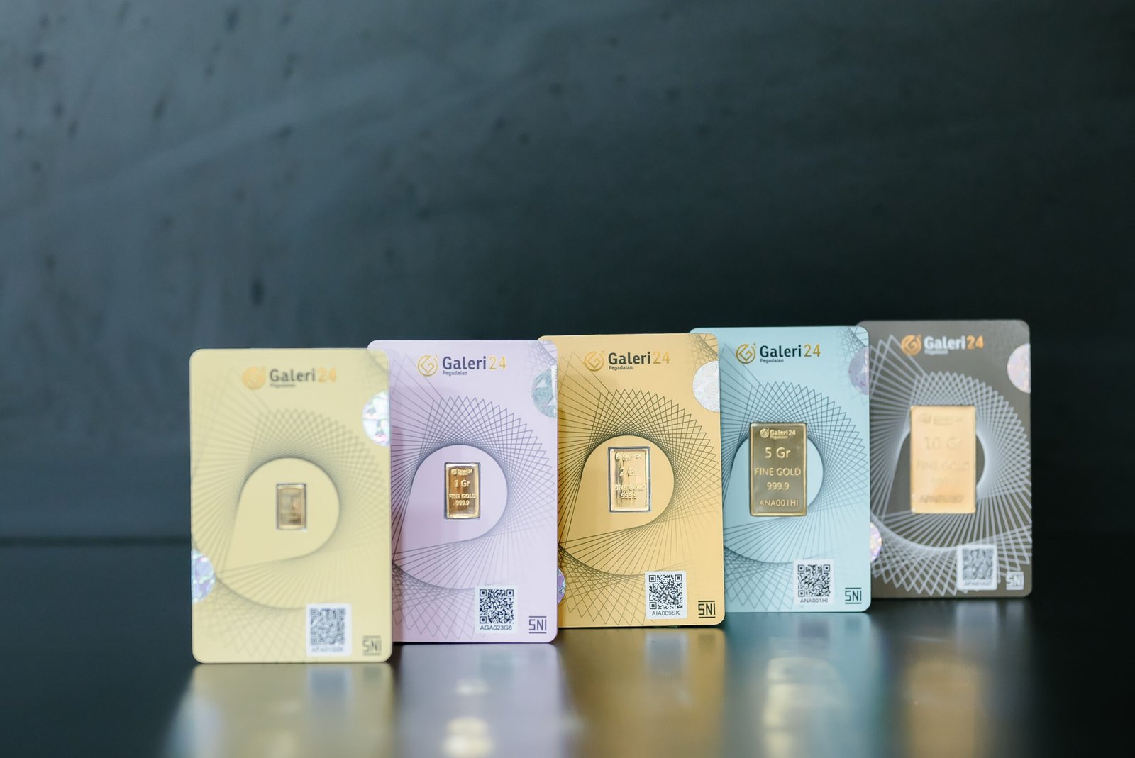 Emas UBS, Antam, dan Galeri24 Kompak Stabil di Pegadaian