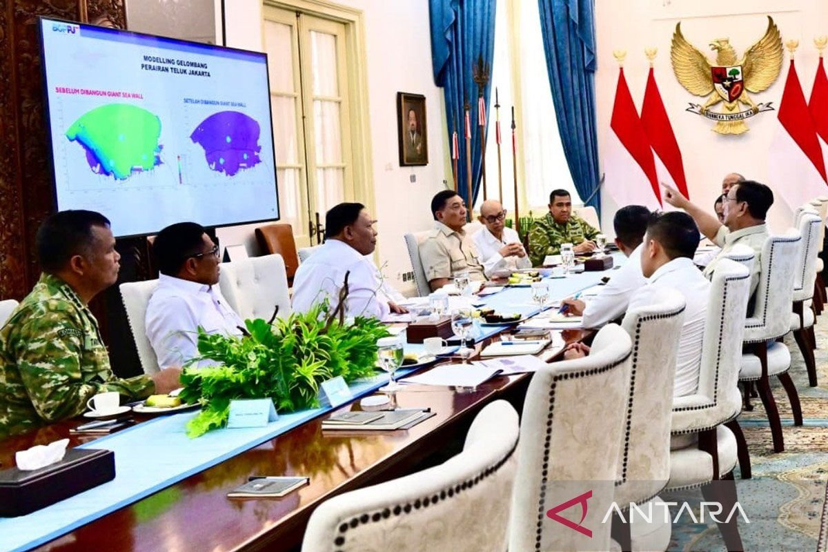 Rapat Terbatas Bahas Tanggul Laut Raksasa, Fokus pada Perlindungan dan Keberlanjutan