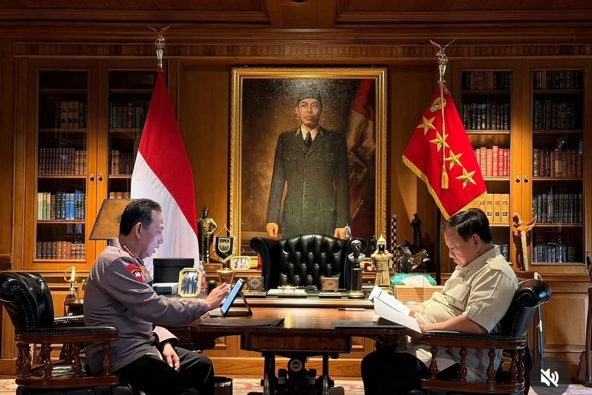 Presiden Prabowo Panggil Kapolri Bahas Keamanan Nasional di Hambalang