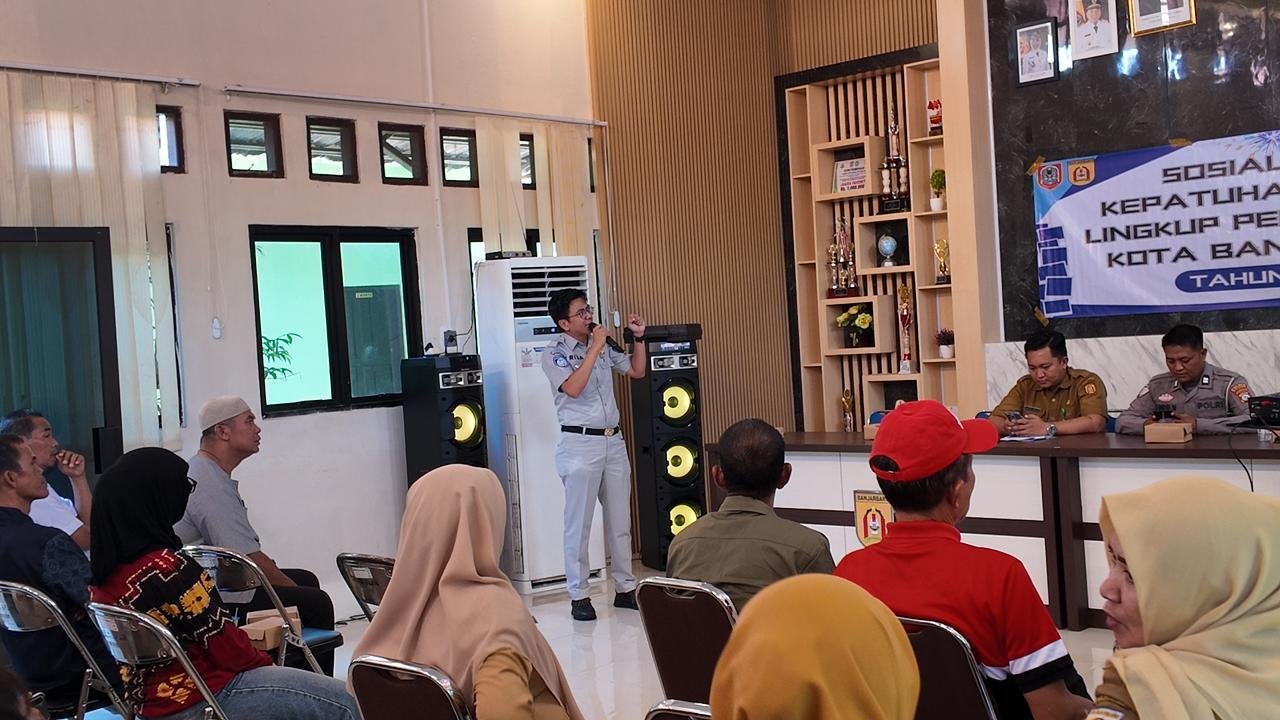 Tim Pembina Samsat Banjarbaru Dorong Kepatuhan Kendaraan di Kelurahan Sungai Ulin