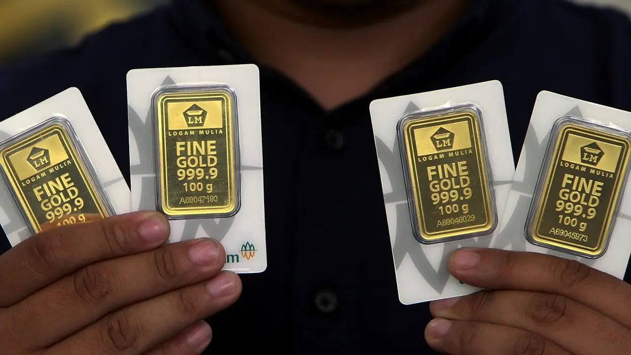 Harga Emas Antam Turun Rp20.000, Kini Jadi Rp2,868 Juta per Gram