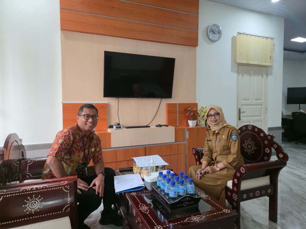 Optimalisasi Pelayanan Samsat, Kepala Jasa Raharja NTB Kunjungan Koordinasi dengan Kepala Bapenda NTB