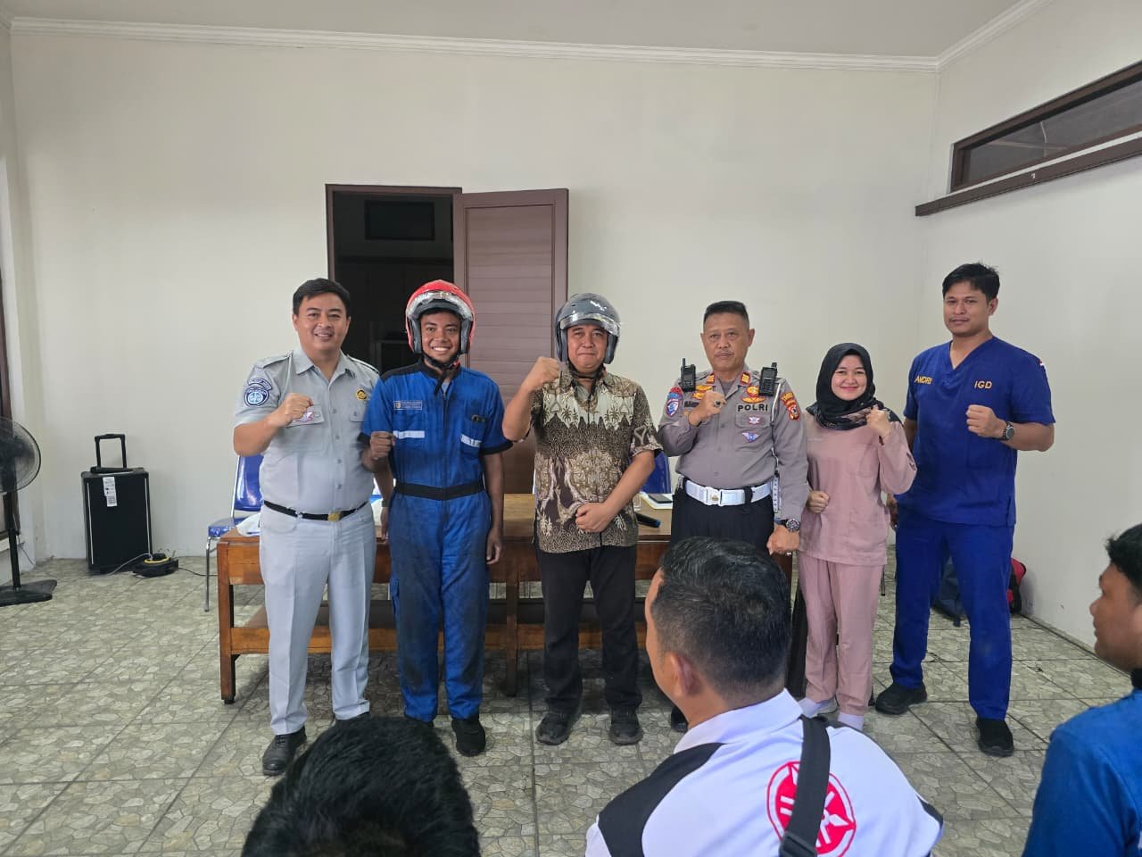 Tingkatkan Kesiapsiagaan Masyarakat, Jasa Raharja Cabang Cirebon Gelar Pelatihan Pertolongan Pertama Gawat Darurat (PPGD) Di PT Sahabat Prima Abadi Kota Cirebon