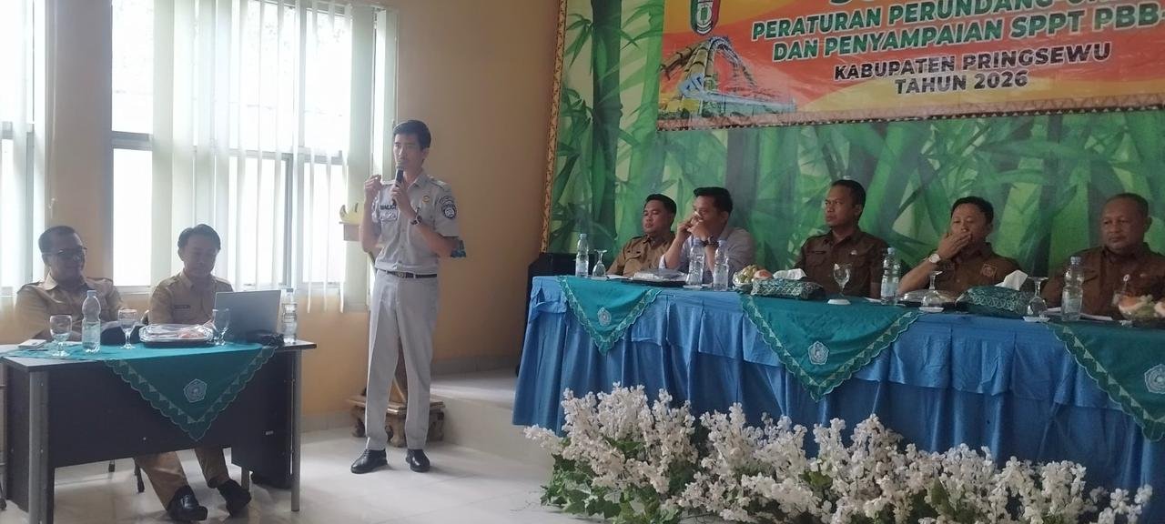 Samsat Pringsewu Sosialisasikan Program Kesamsatan dan Keselamatan Berlalu Lintas di Kecamatan Ambarawa