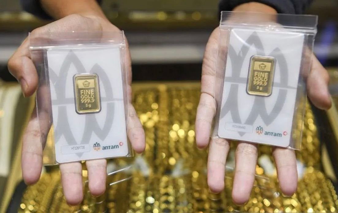 Melonjak Rp25.000, Harga Emas Antam Hari Sabtu Dekati Rp2,8 Juta per Gram