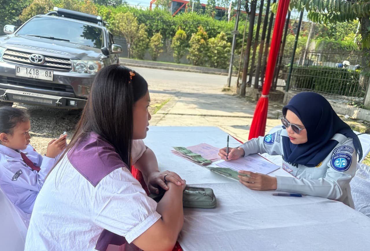 Jasa Raharja Kanwil Jawa Barat Laksanakan Program SIGAP Prioritas di Kecamatan Kopo Katapang Kabupaten Bandung