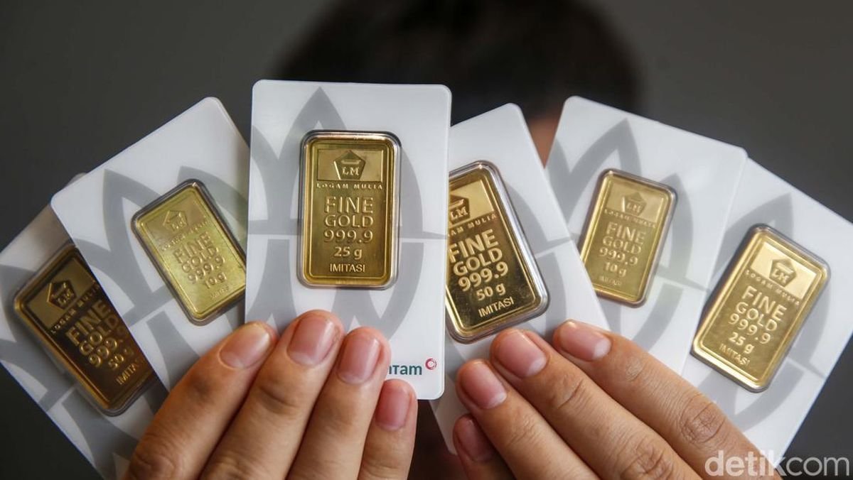 Harga Emas Antam Naik Rp17.000, Tembus Rp2,840 Juta per Gram
