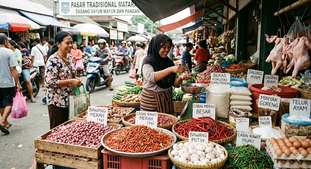 Harga Cabai Rawit Tembus Rp61.150 per Kg, Telur Ayam Rp30.850