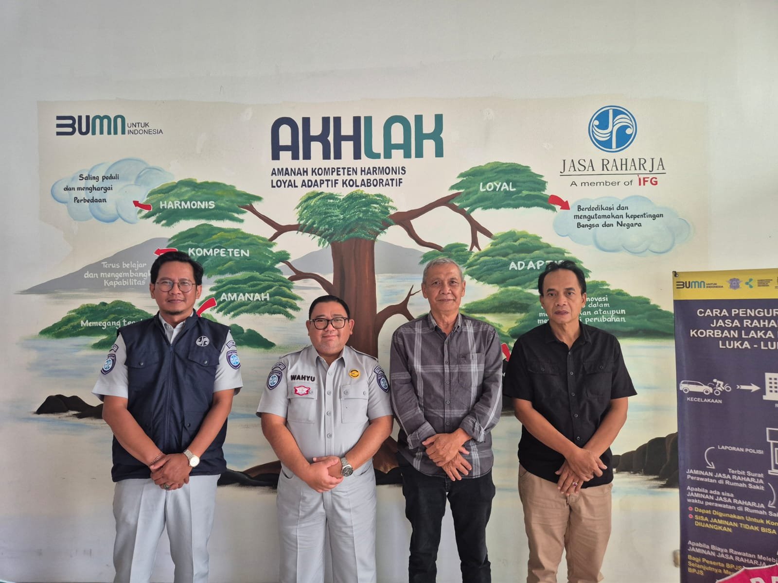 Kunjungan Ketua Organda Ciamis ke PT Jasa Raharja Cabang Tasikmalaya Perkuat Sinergi Keselamatan Transportasi