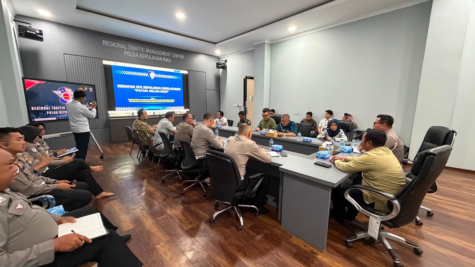 Mitra FKLL Provinsi Kepri Gelar Rapat Kesiapan Operasi Seligi Patuh 2026 bentuk Kamseltibcar Lantas di Kepri