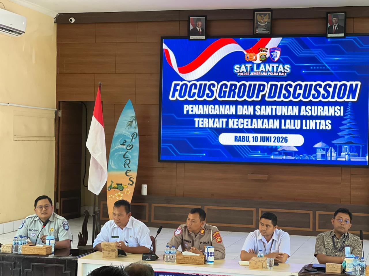 FGD Penanganan Laka Lantas di Jembrana Perkuat Sinergi dan Kepastian Jaminan Korban