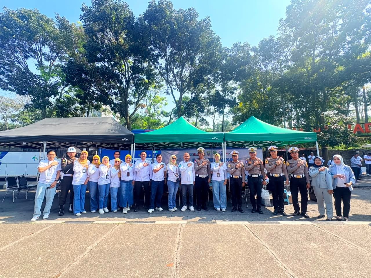 Jasa Raharja Jabar Bersama Tim Pembina Samsat Gelar Operasi Gabungan Tiga Hari di Kabupaten Sumedang