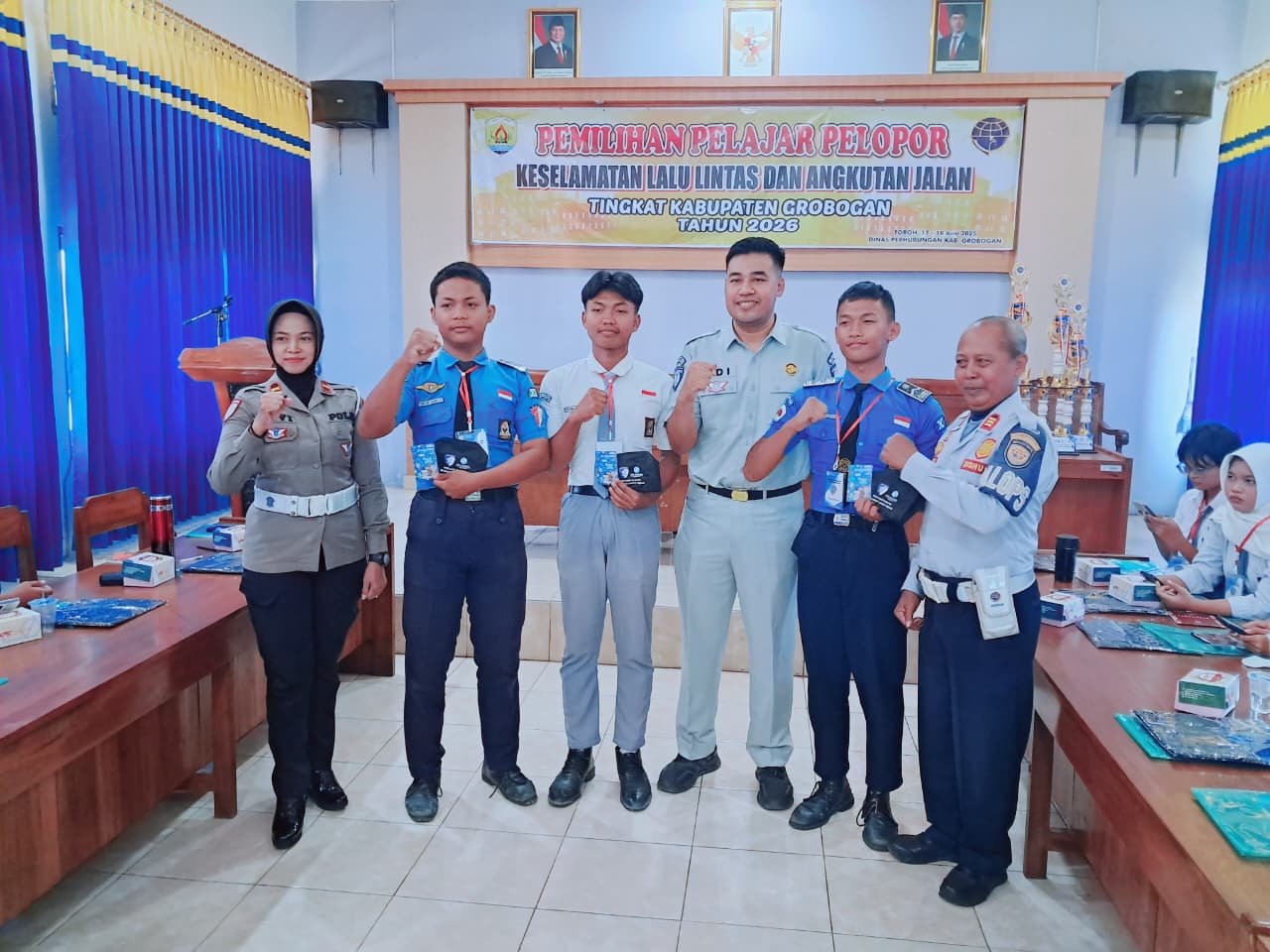 Jasa Raharja Purwodadi Beri Edukasi Interaktif di Ajang Pelajar Pelopor Keselamatan LLAJ Grobogan