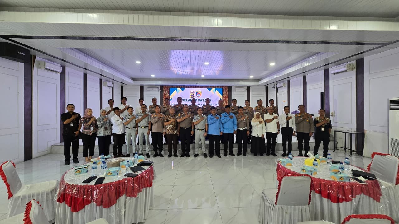 PT. Jasa Raharja Cabang Kisaran Sosialisasikan Peran Perlindungan Korban Laka Lantas Pada Forum Konsultasi Publik Polres Asahan