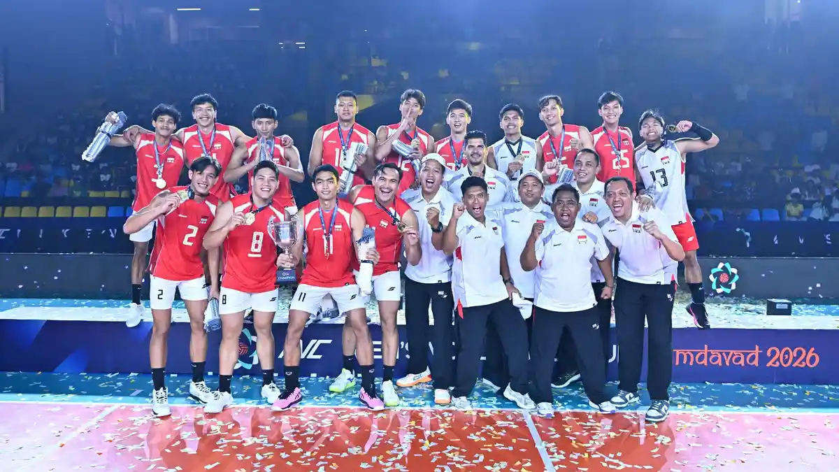 Sejarah Baru! Indonesia Raih Gelar Juara AVC Men’s Cup 2026 di India