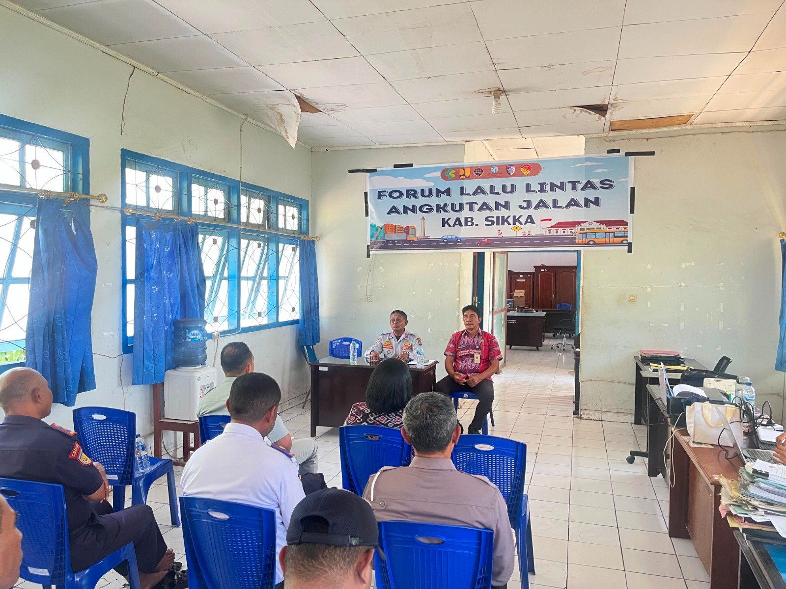 Dinas Perhubungan bersama Kepolisian dan Jasa Raharja Kabupaten Sikka Gelar Rapat Bahas Persiapan Pembentukan Forum Lalu Lintas Angkutan Jalan Tahun 2026